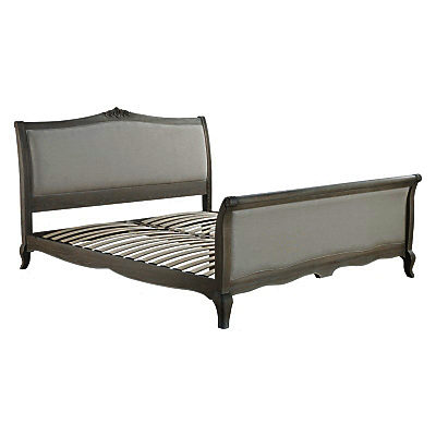 Willis & Gambier Camille High End Bed Frame, Natural Linen, Double